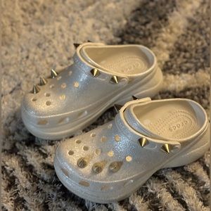 Croc Platform Slides Size. 6